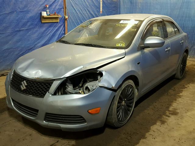 JS2RF9A35B6110213 - 2011 SUZUKI KIZASHI SE BLUE photo 2