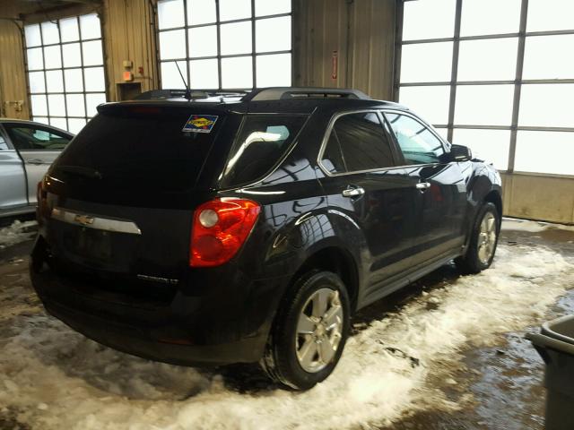 2GNFLFEK0F6159722 - 2015 CHEVROLET EQUINOX LT BLACK photo 4