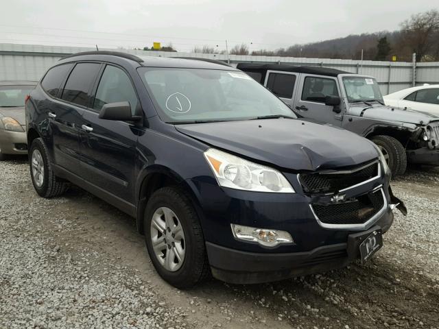 1GNLREED8AS124896 - 2010 CHEVROLET TRAVERSE L BLUE photo 1