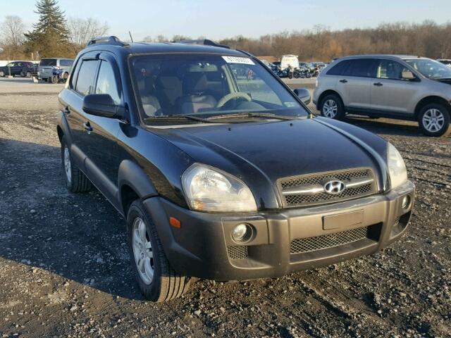 KM8JN72D96U304665 - 2006 HYUNDAI TUCSON GLS BLACK photo 1