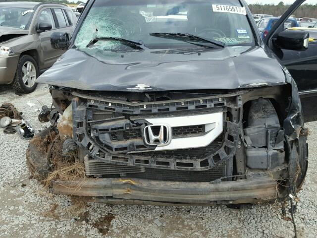 5FNYF3H91BB056622 - 2011 HONDA PILOT TOUR BLACK photo 7