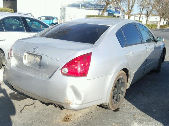 1N4BA41E15C867054 - 2005 NISSAN MAXIMA SE SILVER photo 4