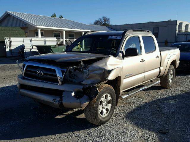 5TEMU52N16Z172509 - 2006 TOYOTA TACOMA DOU GOLD photo 2