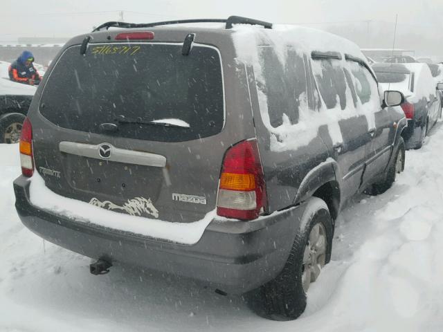 4F2CZ941X3KM37779 - 2003 MAZDA TRIBUTE LX TAN photo 4