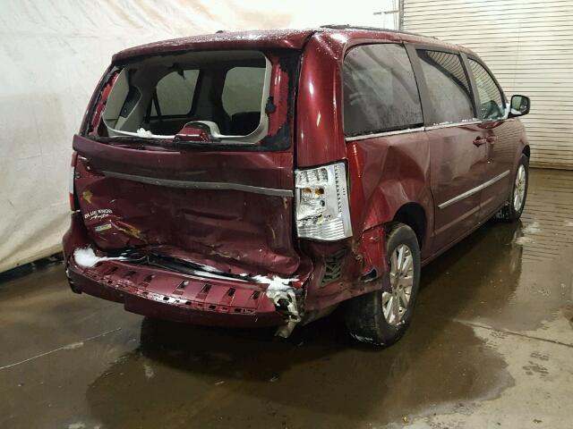 2C4RC1BGXDR759152 - 2013 CHRYSLER TOWN & COU RED photo 4