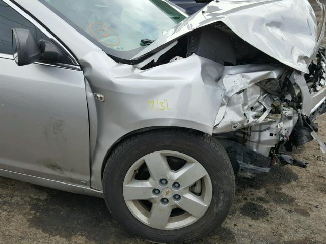 1G1ZG57B78F216372 - 2008 CHEVROLET MALIBU LS SILVER photo 9