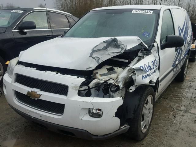 1GBDV13W58D154768 - 2008 CHEVROLET UPLANDER I WHITE photo 9