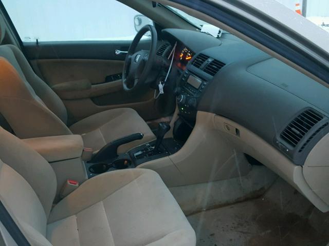 1HGCM56494A144799 - 2004 HONDA ACCORD LX GOLD photo 5