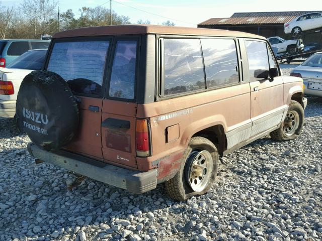 JAACH15LXG5424630 - 1986 ISUZU TROOPER II MAROON photo 4