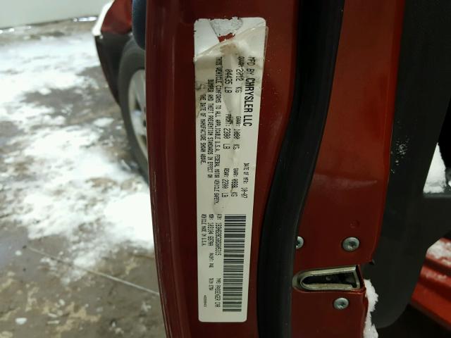 1B3HB28C68D605315 - 2008 DODGE CALIBER ORANGE photo 10