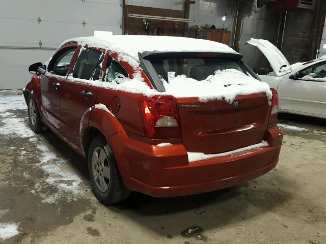 1B3HB28C68D605315 - 2008 DODGE CALIBER ORANGE photo 3