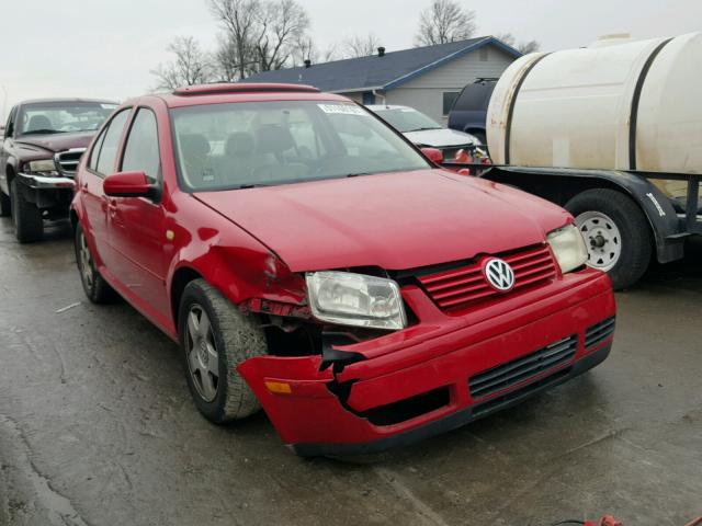 3VWSA29M4XM055000 - 1999 VOLKSWAGEN JETTA GLS RED photo 1