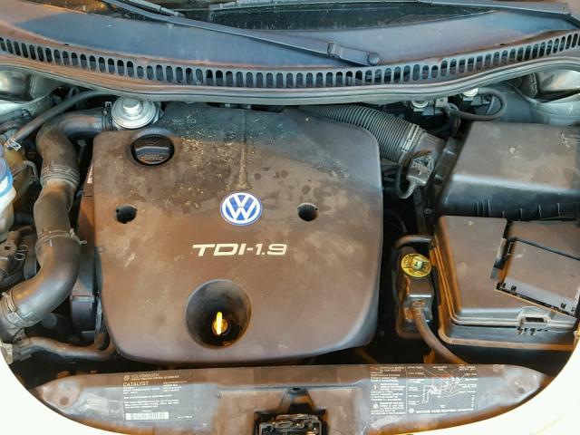 3VWCP21C31M475750 - 2001 VOLKSWAGEN NEW BEETLE Ağ foto 7