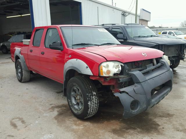 1N6ED29X32C345494 - 2002 NISSAN FRONTIER C RED photo 1