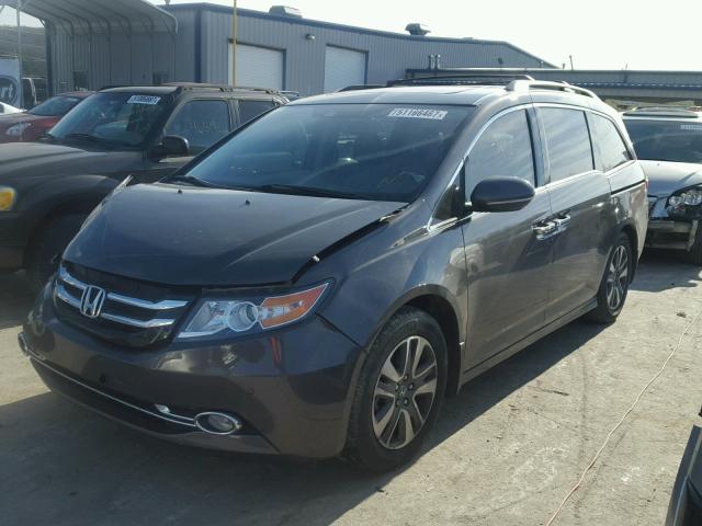 5FNRL5H90EB038058 - 2014 HONDA ODYSSEY TO GRAY photo 2