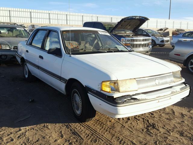 2MEPM36X7KB645480 - 1989 MERCURY TOPAZ GS WHITE photo 1