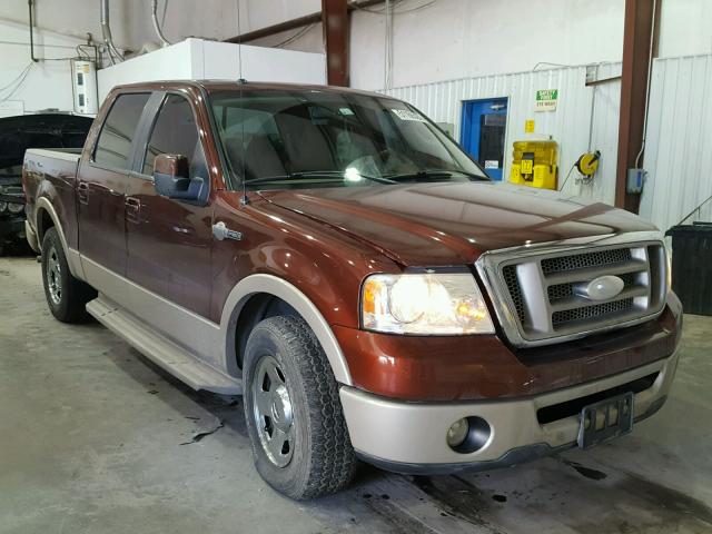 1FTPW12V27KC81342 - 2007 FORD F150 SUPER BROWN photo 1