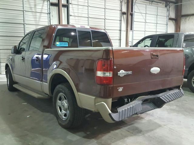 1FTPW12V27KC81342 - 2007 FORD F150 SUPER BROWN photo 3