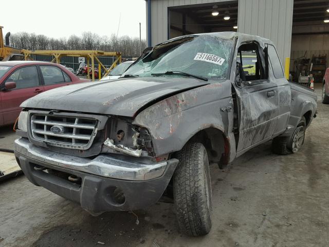 1FTZR15E04PB52414 - 2004 FORD RANGER SUP GRAY photo 2