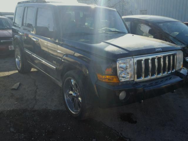 1J8HG48K86C280181 - 2006 JEEP COMMANDER BLACK photo 1