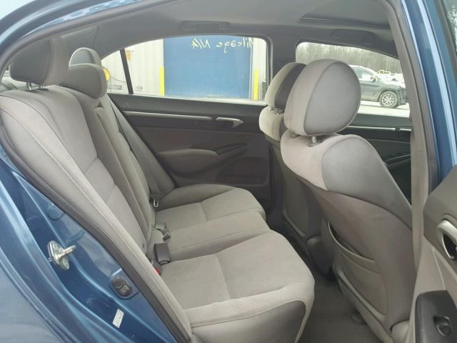 1HGFA168X6L033364 - 2006 HONDA CIVIC EX ლურჯი ფოტო 6