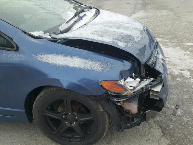 1HGFA168X6L033364 - 2006 HONDA CIVIC EX ლურჯი ფოტო 9