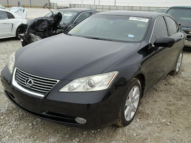 JTHBJ46G272067696 - 2007 LEXUS ES 350 BLACK photo 2