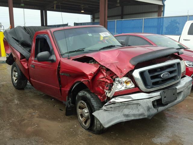 1FTYR10U85PA74783 - 2005 FORD RANGER RED photo 1