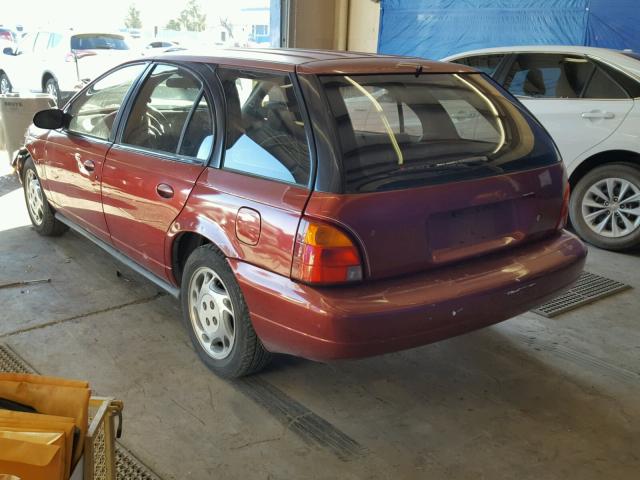 1G8ZK8271VZ341267 - 1997 SATURN SW2 RED photo 3