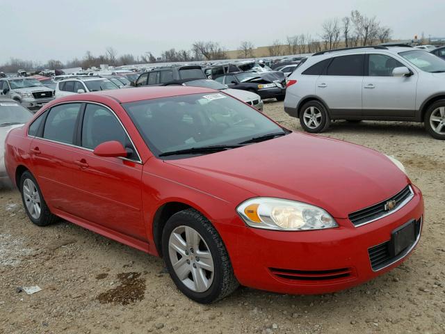 2G1WA5EK7A1199626 - 2010 CHEVROLET IMPALA LS RED photo 1