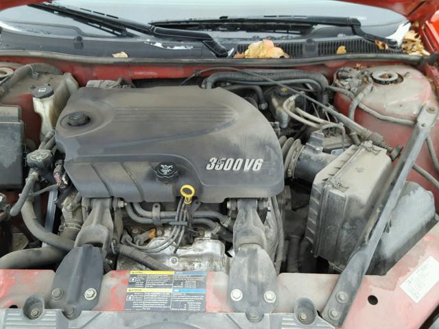 2G1WA5EK7A1199626 - 2010 CHEVROLET IMPALA LS RED photo 7