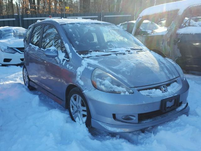 JHMGD38657S024062 - 2007 HONDA FIT S SILVER photo 1