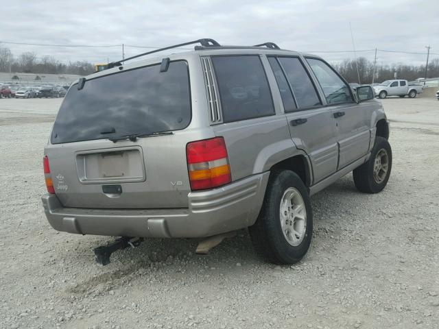 1J4GZ78Y4WC183976 - 1998 JEEP GRAND CHER GRAY photo 4