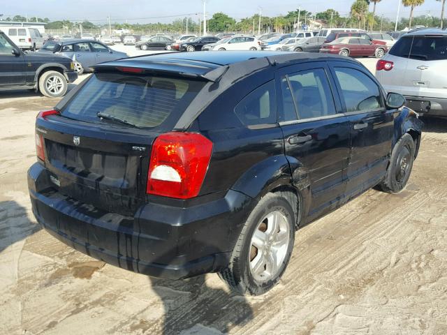 1B3HB48B37D591200 - 2007 DODGE CALIBER SX BLACK photo 4