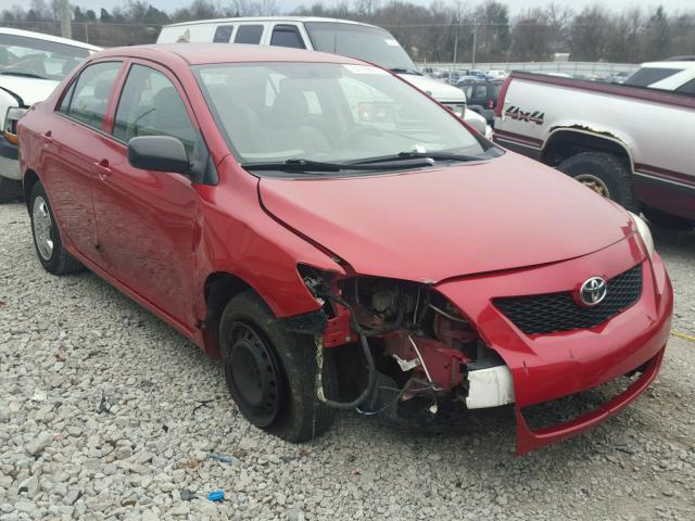 JTDBL40E49J039667 - 2009 TOYOTA COROLLA BA RED photo 1