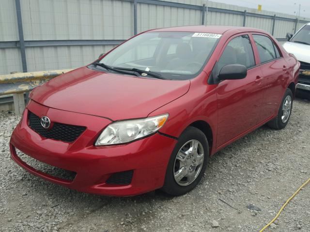 JTDBL40E49J039667 - 2009 TOYOTA COROLLA BA RED photo 2