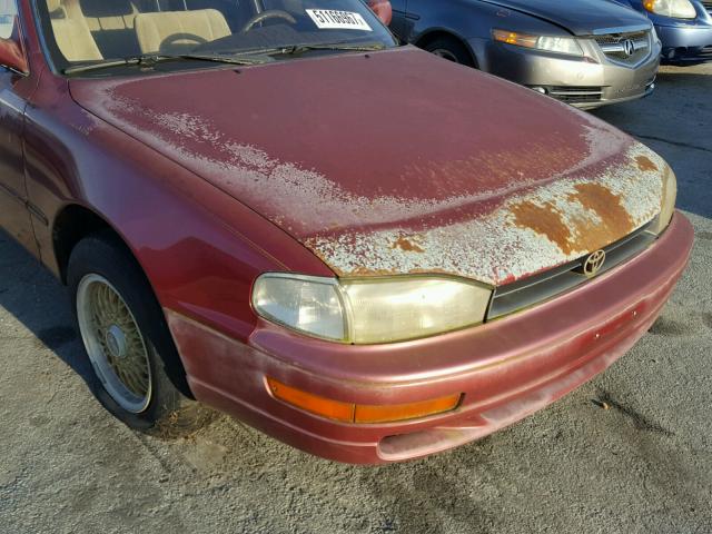 4T1SK12E5RU467580 - 1994 TOYOTA CAMRY LE ბურგუნდია ფოტო 9