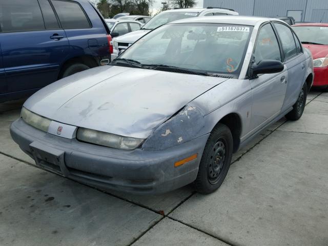 1G8ZH5284TZ307116 - 1996 SATURN SL1 GRAY photo 2