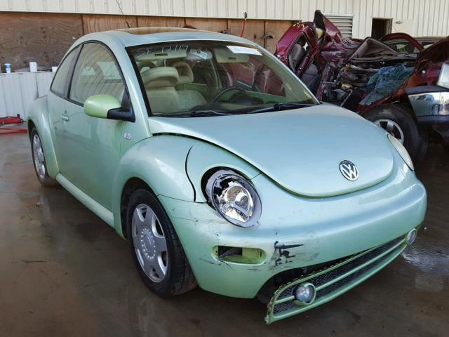 3VWDD21CX1M457713 - 2001 VOLKSWAGEN NEW BEETLE GREEN photo 1