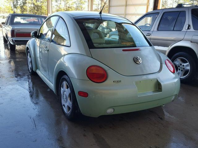 3VWDD21CX1M457713 - 2001 VOLKSWAGEN NEW BEETLE GREEN photo 3