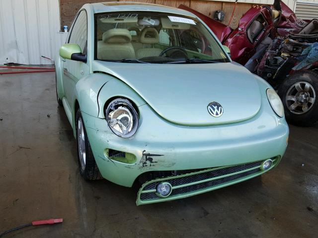 3VWDD21CX1M457713 - 2001 VOLKSWAGEN NEW BEETLE GREEN photo 9