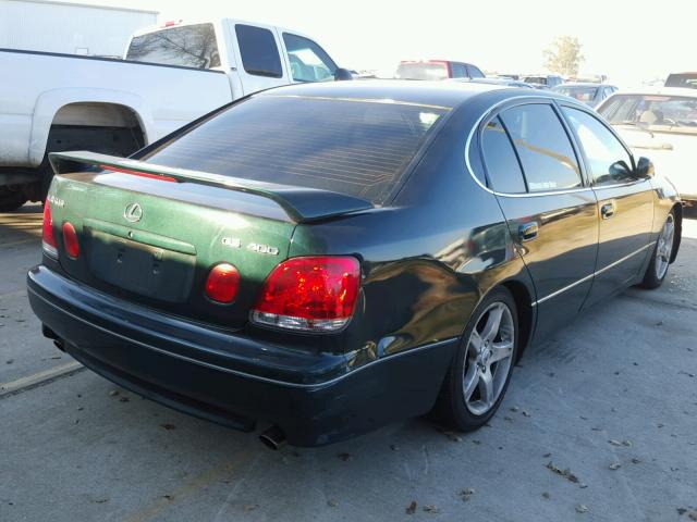 JT8BH68X0W0011237 - 1998 LEXUS GS 400 GREEN photo 4