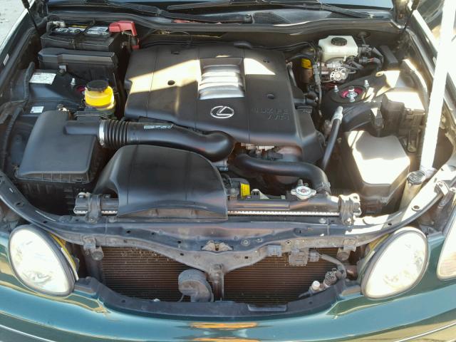 JT8BH68X0W0011237 - 1998 LEXUS GS 400 GREEN photo 7