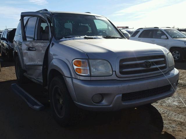 5TDBT48A32S089812 - 2002 TOYOTA SEQUOIA LI SILVER photo 1