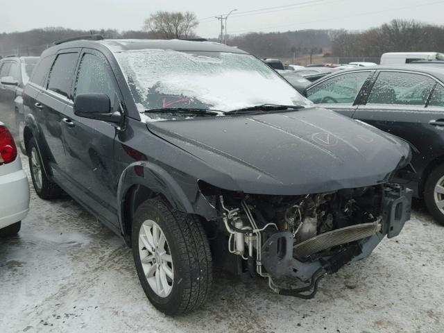 3C4PDDBGXDT669244 - 2013 DODGE JOURNEY SX BLACK photo 1