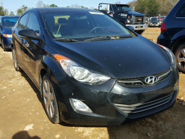 KMHDH4AEXDU845072 - 2013 HYUNDAI ELANTRA GL BLACK photo 1