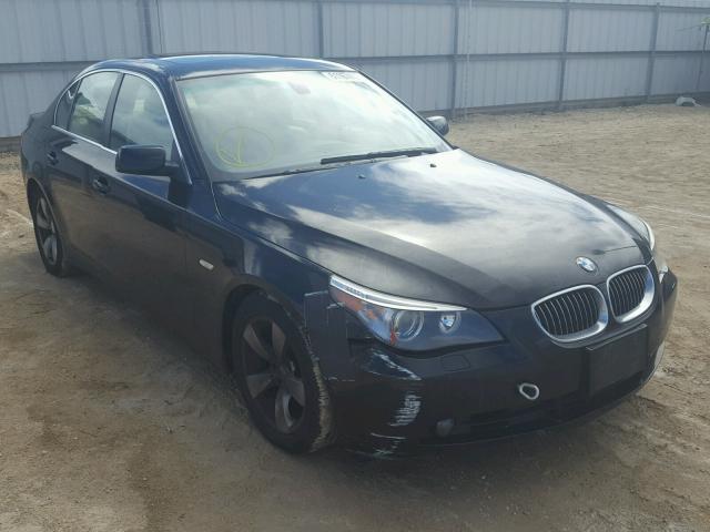 WBANE73527CM44588 - 2007 BMW 530 I BLACK photo 1