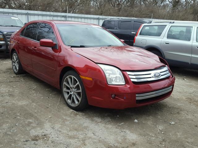 3FAHP08129R131588 - 2009 FORD FUSION SEL RED photo 1