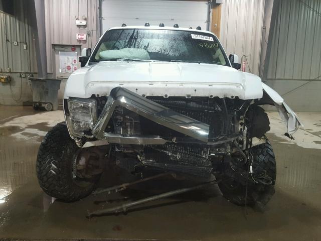 1FTSW21R08ED71299 - 2008 FORD F250 SUPER WHITE photo 9