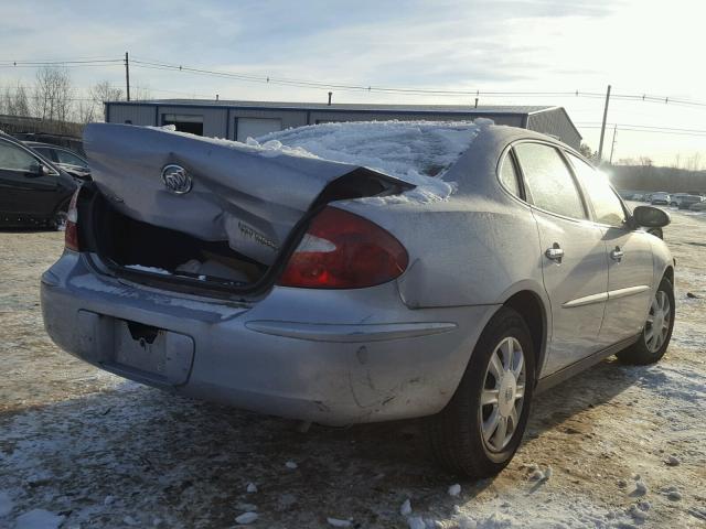 2G4WC532451218705 - 2005 BUICK LACROSSE C SILVER photo 4